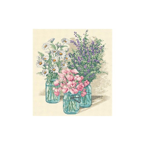(image for) Wildflower Trio Counted Cross Stitch Kit
